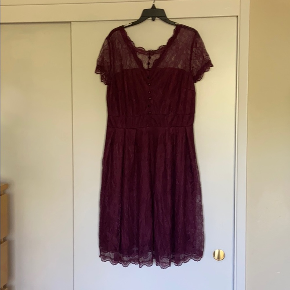 Burgundy Dress